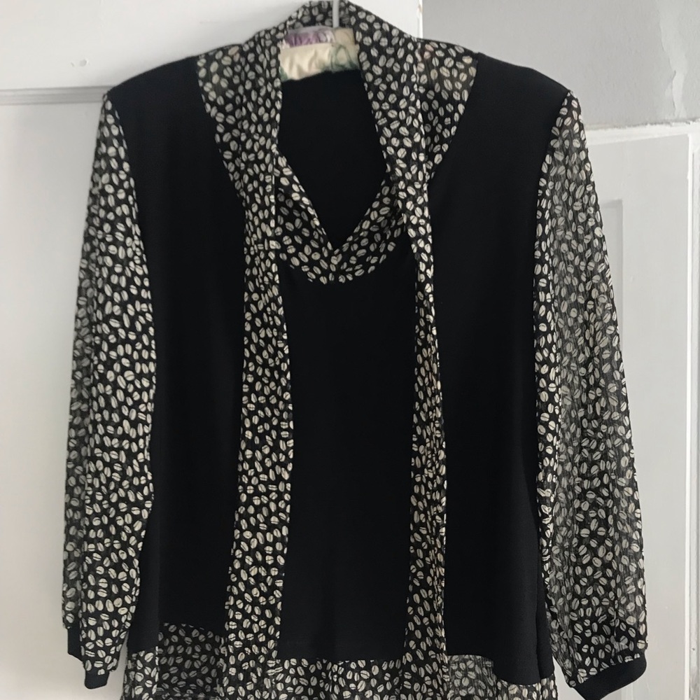Vintage Coffee Bean Blouse